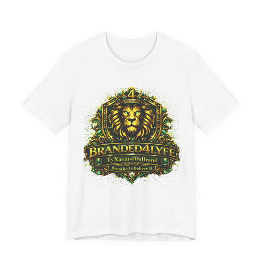 Branded4lyfe - 'Breathe It, Believe It' Jersey Short Sleeve Tee. - BrandVizion