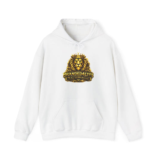 Hoodie - Branded4Lyfe Collection Gold Crest Sweatshirt - BrandVizion