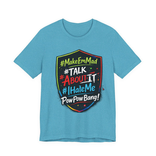 — MakeEmMad Collection Shield Graphic Tee - BrandVizion